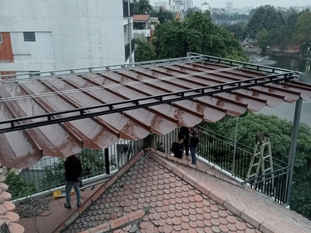 Mái Xếp - Bạt lượn sóng