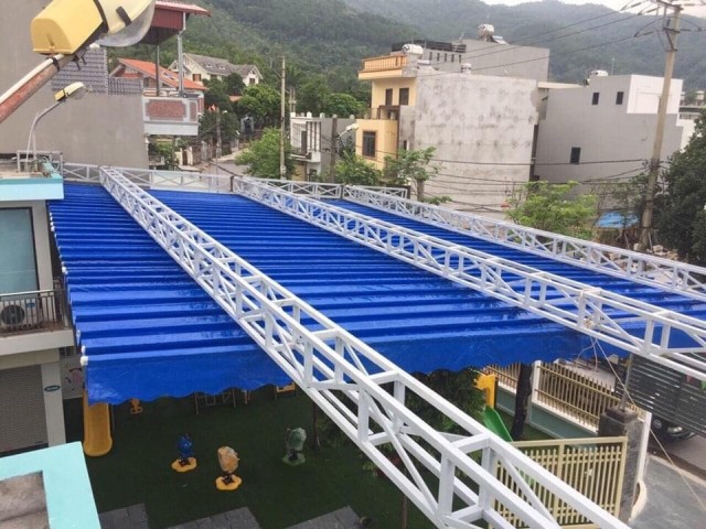 Mái Xếp - Bạt lượn sóng